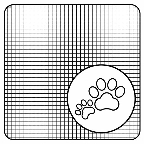 Pet proof gauze for Diamond door screens